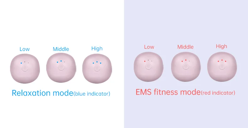 3 levels of rolling speed and ems current intensity