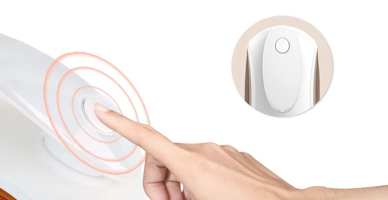 one button start, 2 levels adjustment