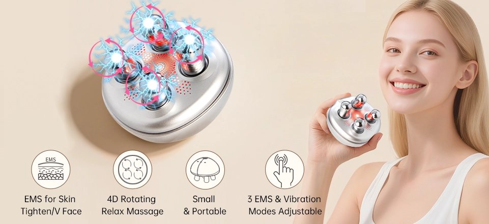 EMS Face Massager Roller &ndash; A Home Skincare Tool for Firmer and Youthful Skin（images 2）