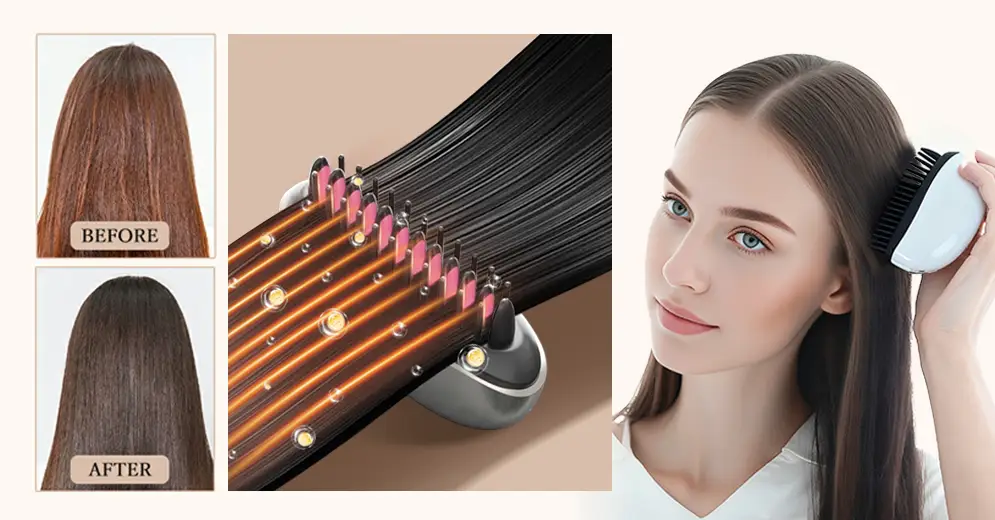 Portable Hair Straightener Comb: A Small Tool for Always Looking Your Best（images 3）